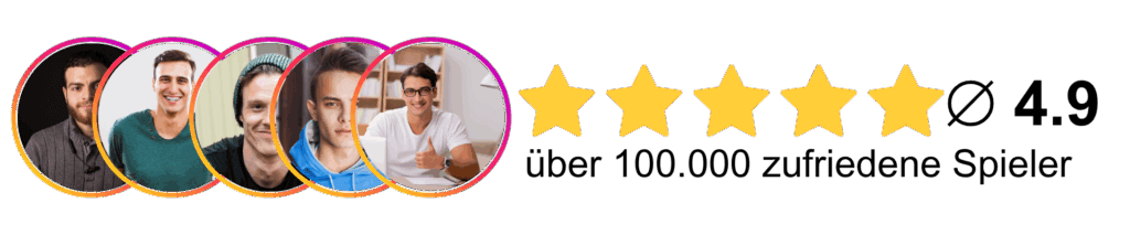 über 100 tausend spieler